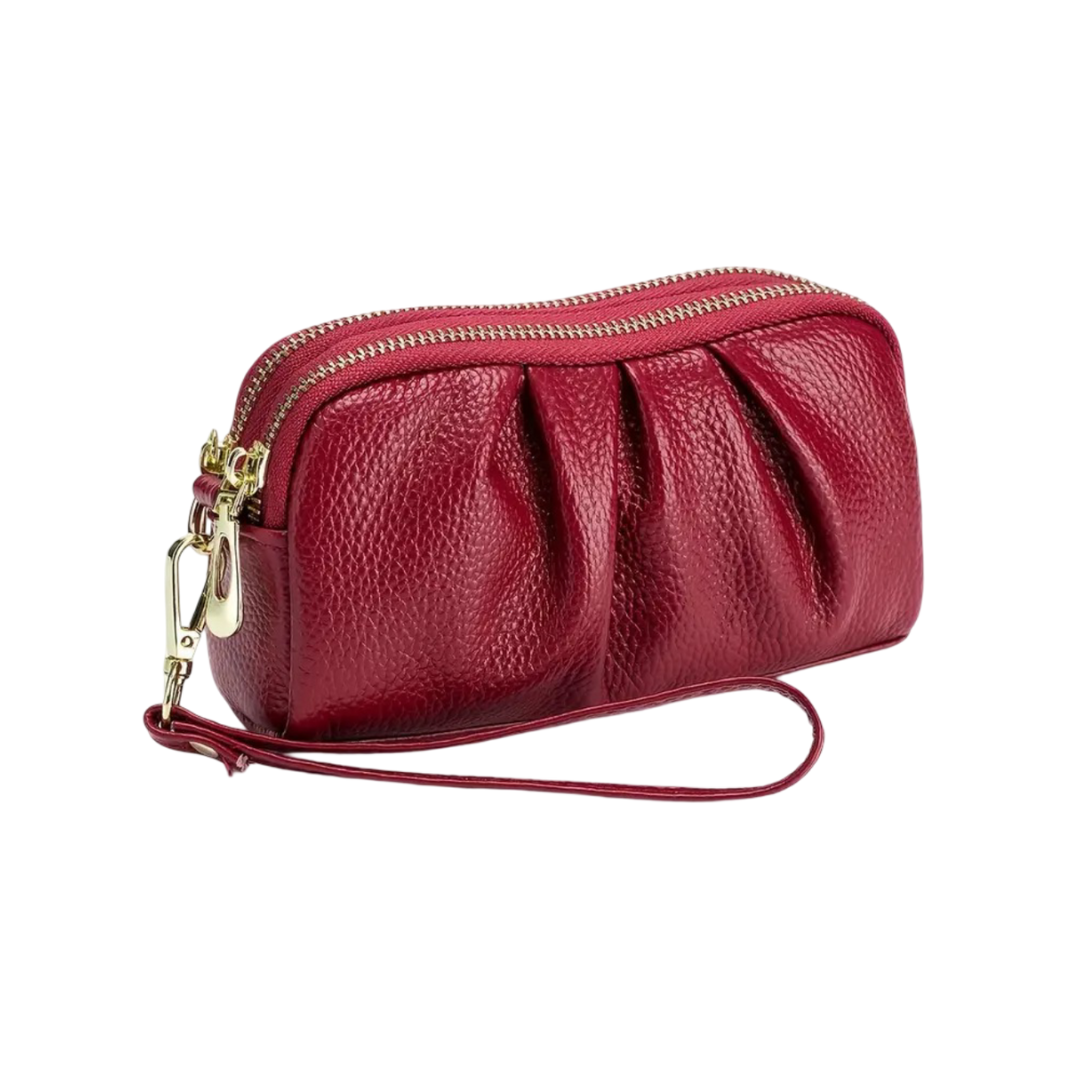 Scarlett | Compact Zip Wristlet Pouch