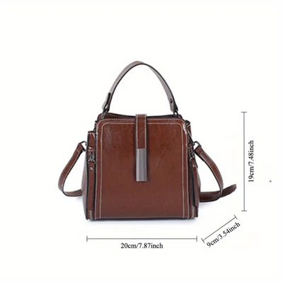Eliza | Leather Bucket Multi-Carry Shoulder Bag