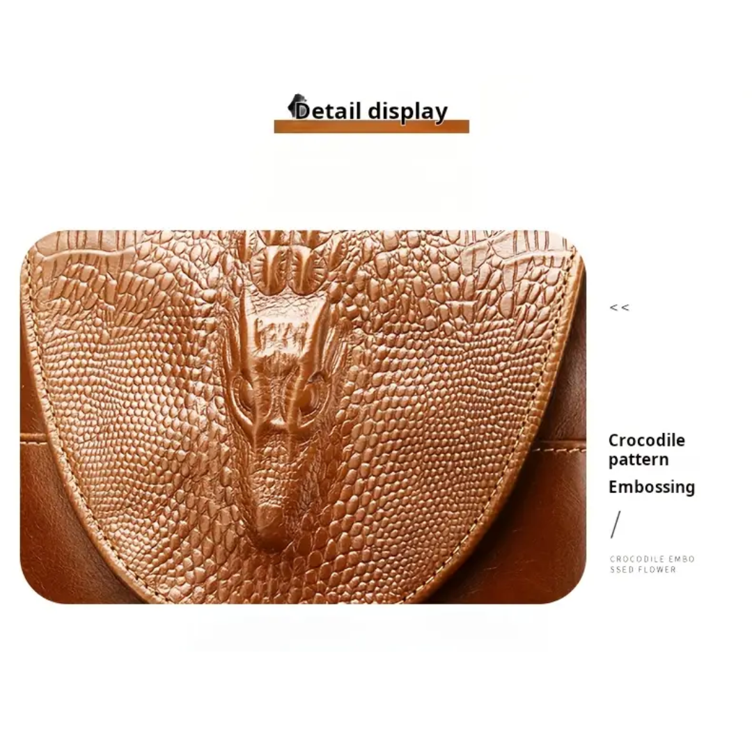 Cyrus | Crocodile Pattern Urban Backpack