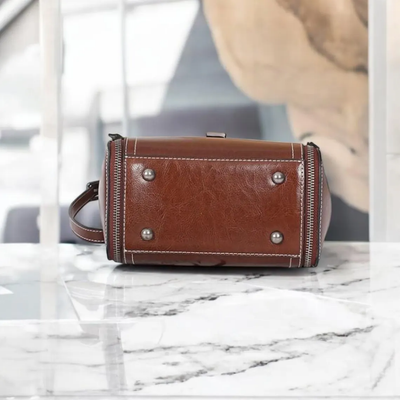 Eliza | Leather Bucket Multi-Carry Shoulder Bag
