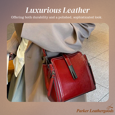 Eliza | Leather Bucket Multi-Carry Shoulder Bag