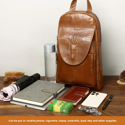Cyrus | Crocodile Pattern Urban Backpack