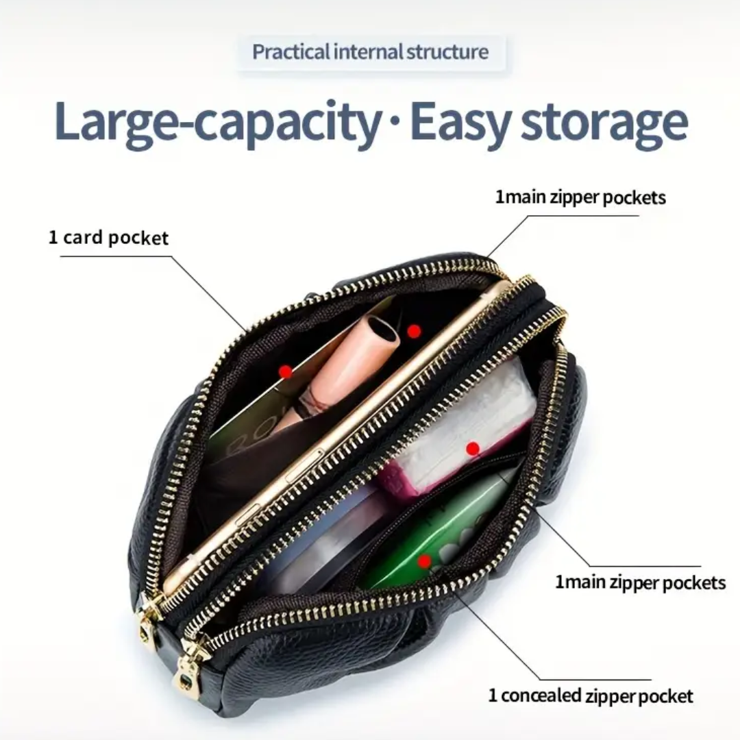 Scarlett | Compact Zip Wristlet Pouch