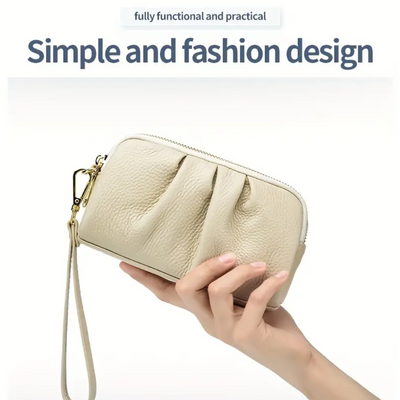 Scarlett | Compact Zip Wristlet Pouch