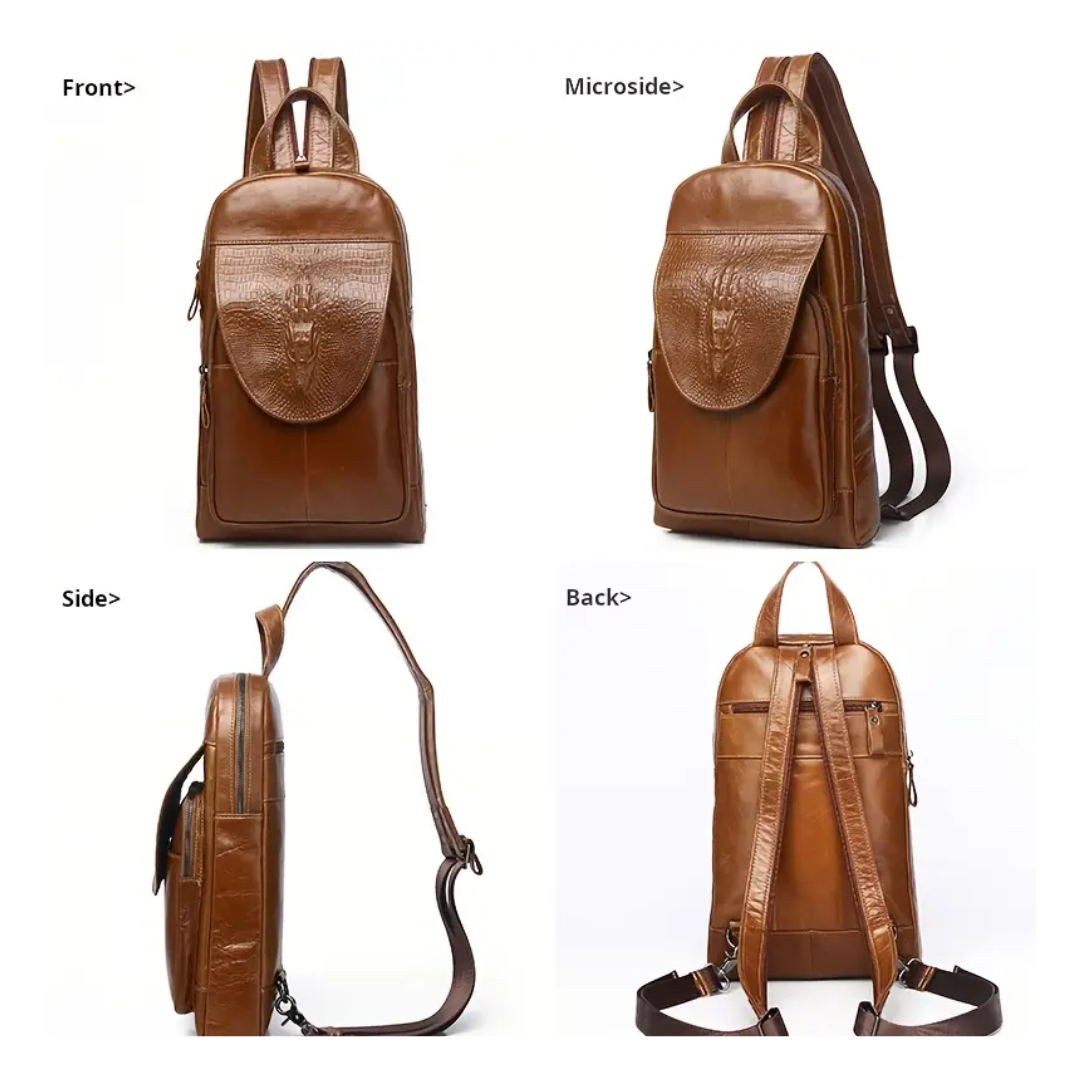 Cyrus | Crocodile Pattern Urban Backpack