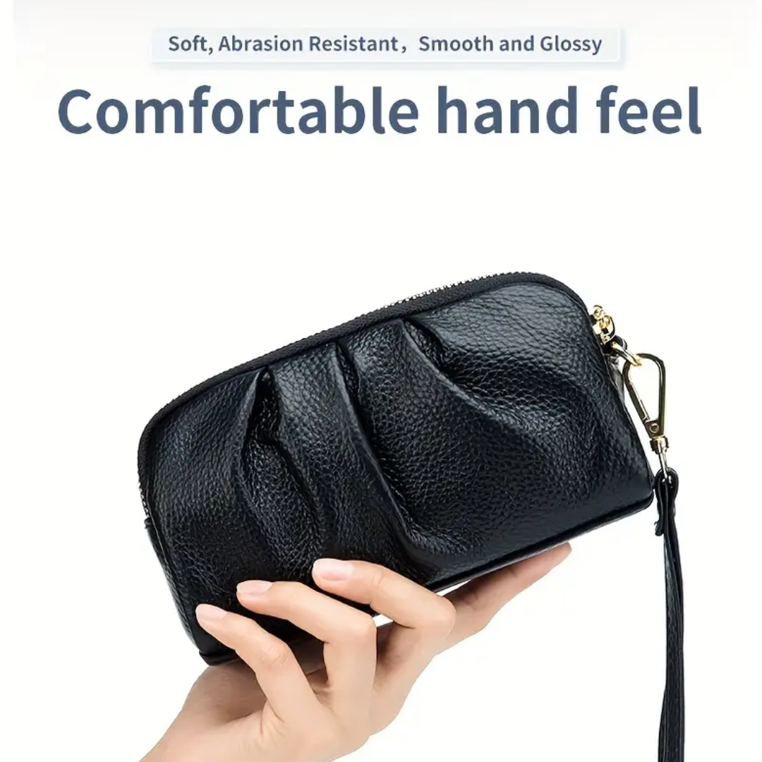 Scarlett | Compact Zip Wristlet Pouch