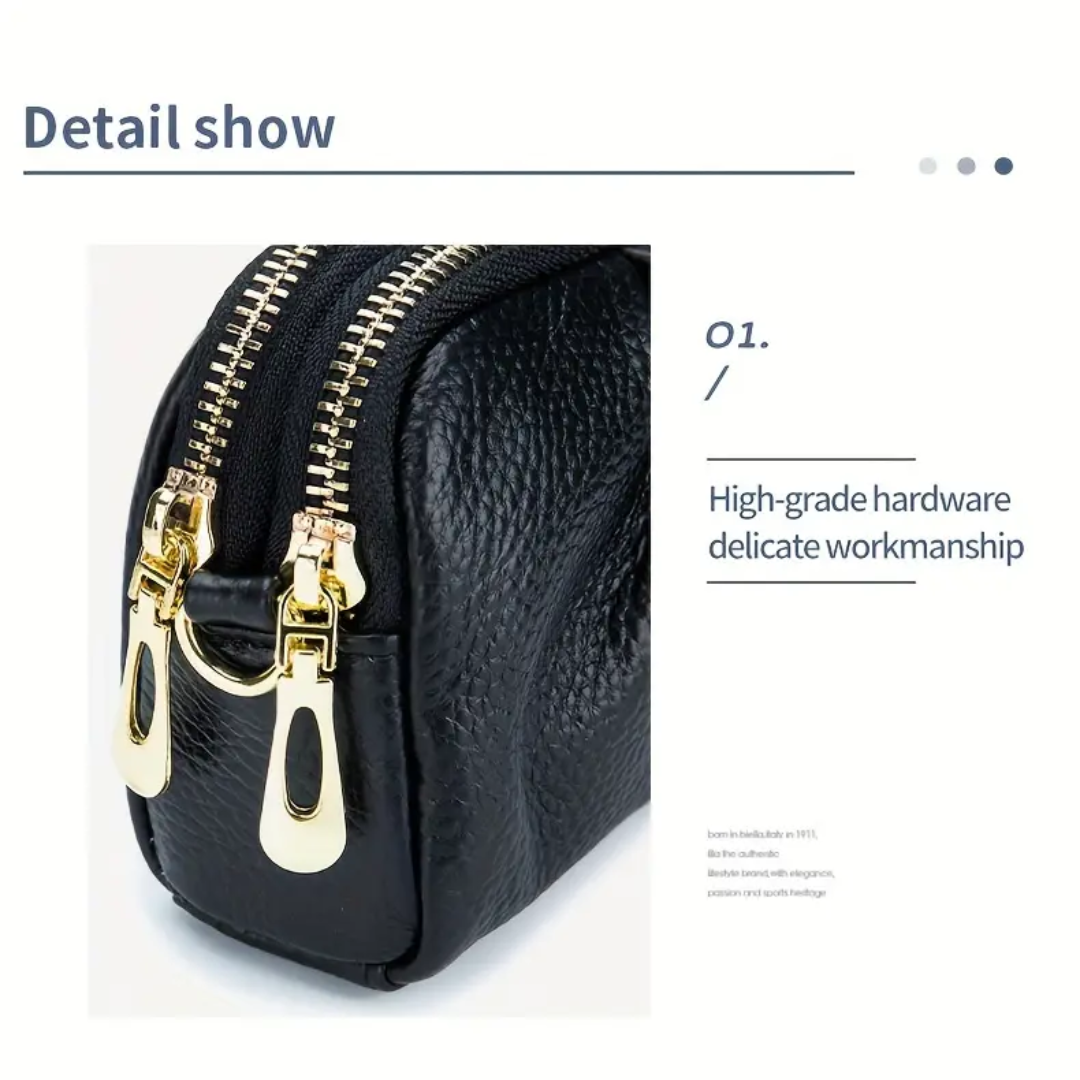 Scarlett | Compact Zip Wristlet Pouch