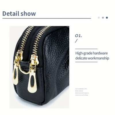 Scarlett | Compact Zip Wristlet Pouch