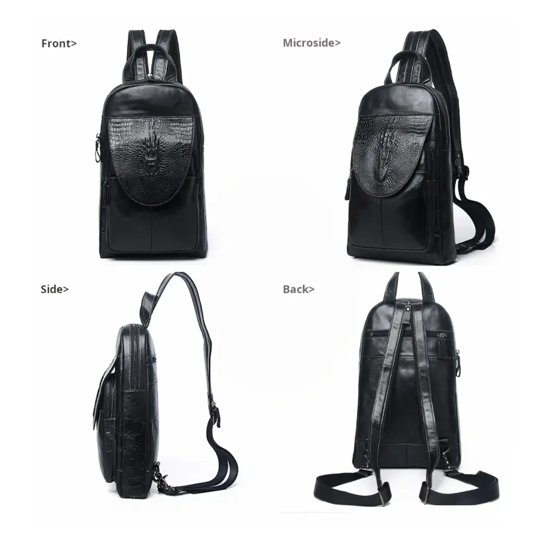 Cyrus | Crocodile Pattern Urban Backpack