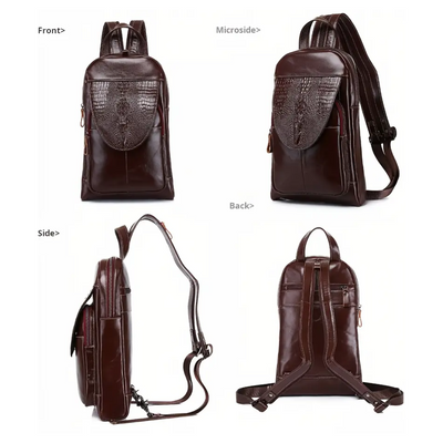 Cyrus | Crocodile Pattern Urban Backpack
