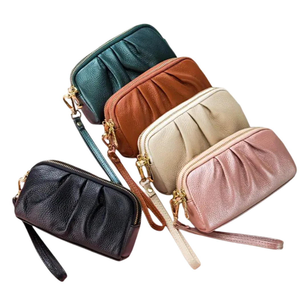 Scarlett | Compact Zip Wristlet Pouch