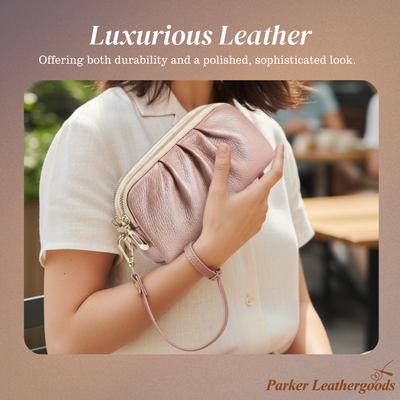 Scarlett | Compact Zip Wristlet Pouch