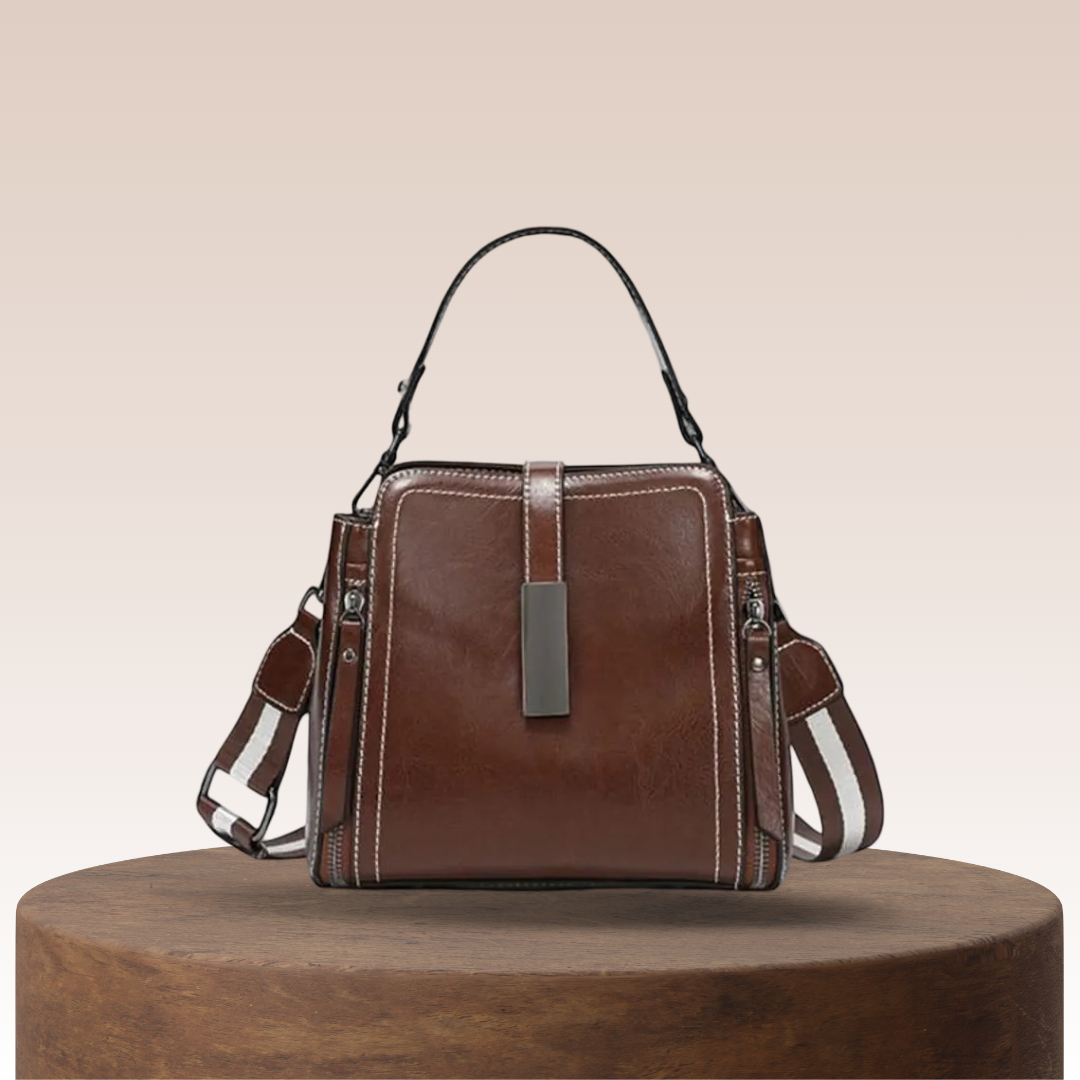 Eliza | Leather Bucket Multi-Carry Shoulder Bag