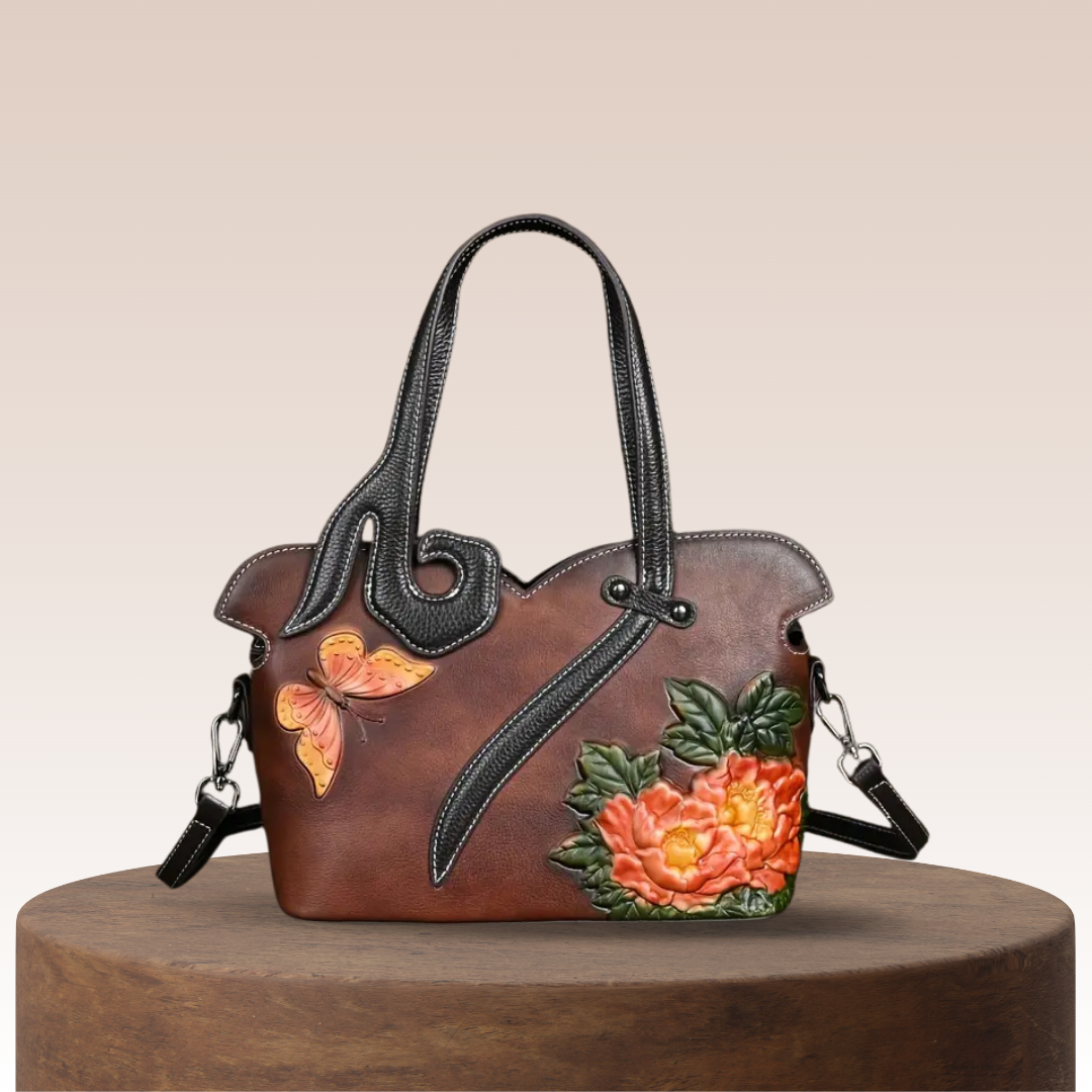 Flora | Unique Floral Accent Handbag