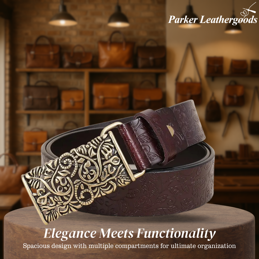 Rosetta | Vintage Wide Fashion Belt