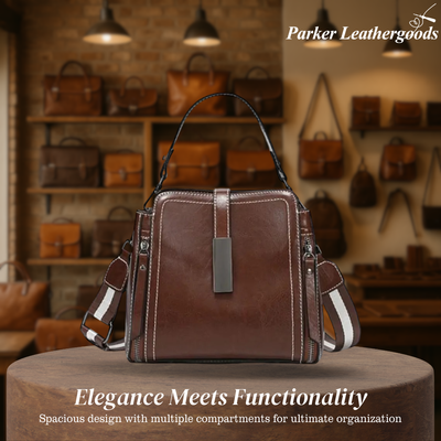 Eliza | Leather Bucket Multi-Carry Shoulder Bag