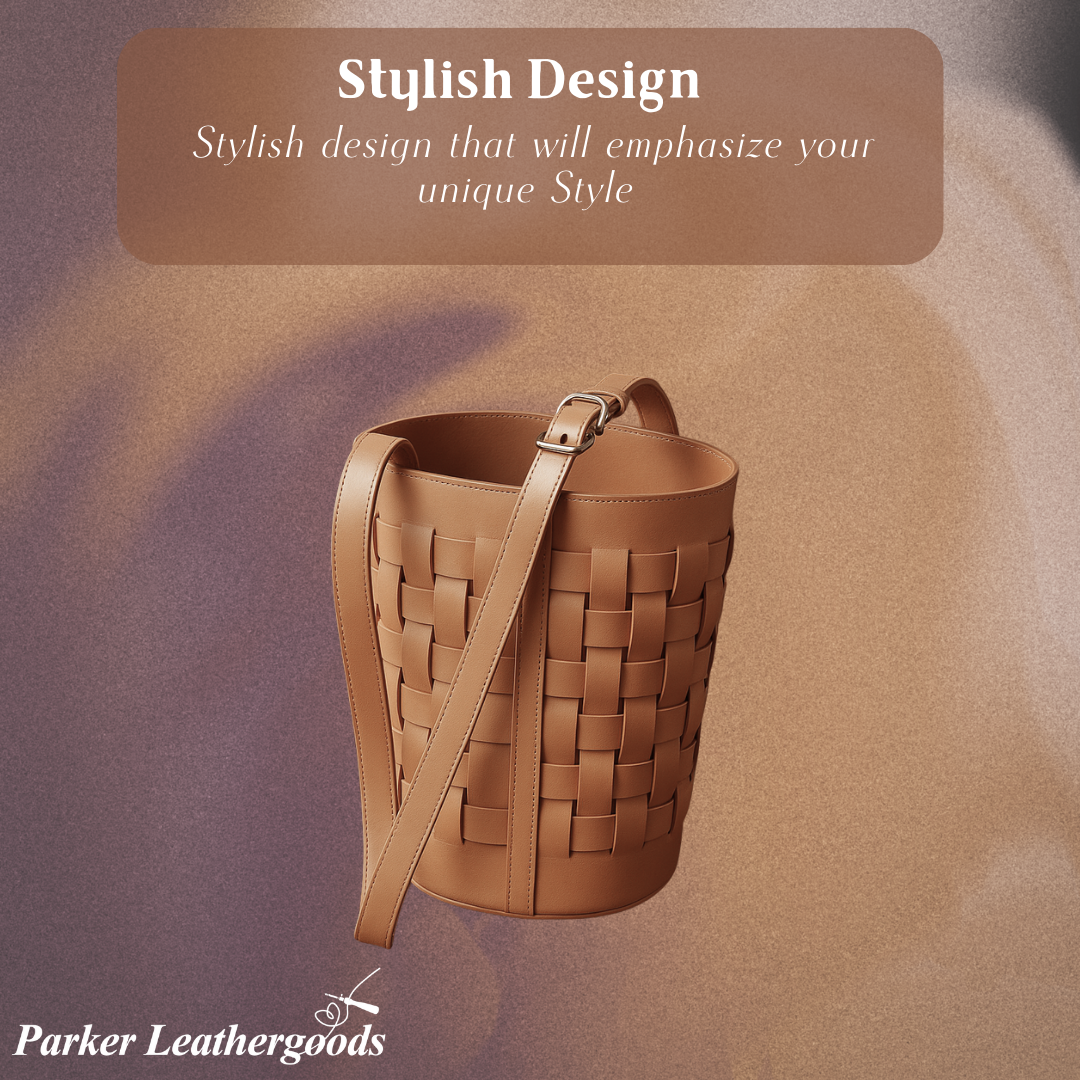 Veyra | Woven Bucket Style Shoulder Bag