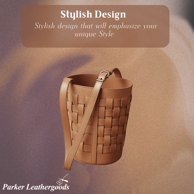 Veyra | Woven Bucket Style Shoulder Bag