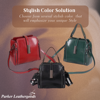 Eliza | Leather Bucket Multi-Carry Shoulder Bag