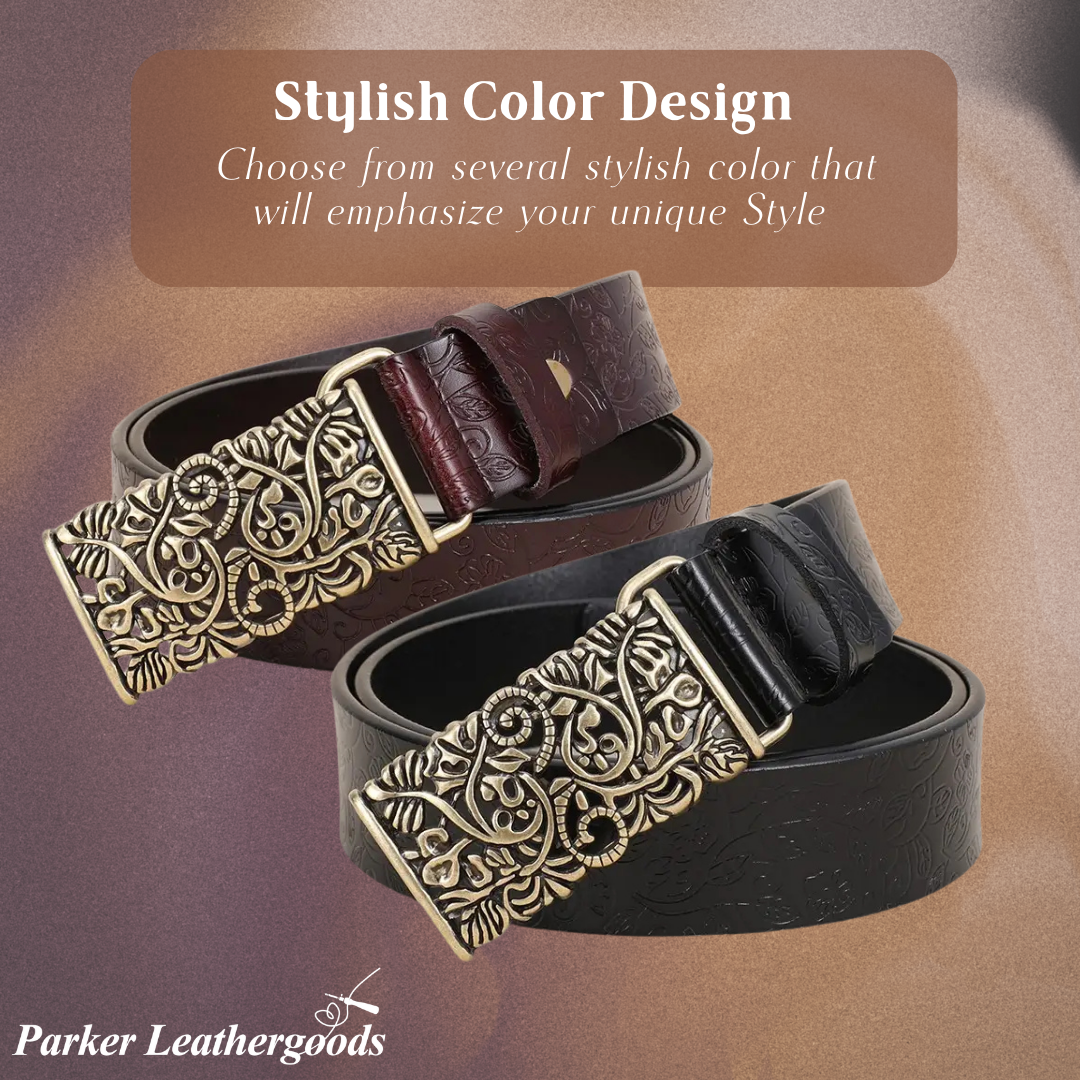 Rosetta | Vintage Wide Fashion Belt