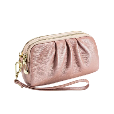 Scarlett | Compact Zip Wristlet Pouch