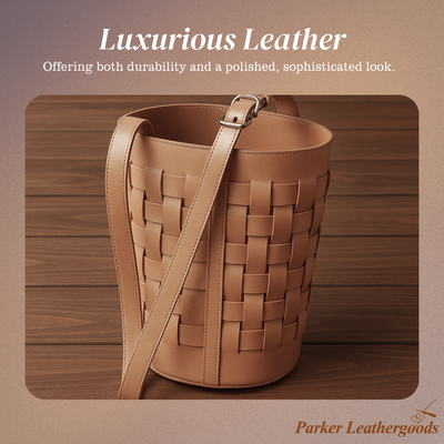 Veyra | Woven Bucket Style Shoulder Bag