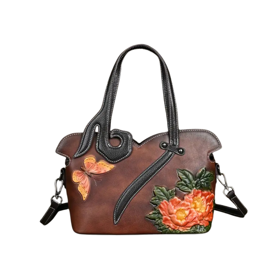 Flora | Unique Floral Accent Handbag