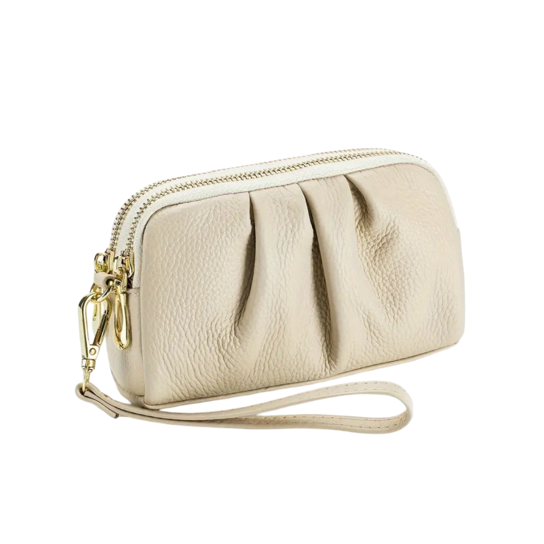Scarlett | Compact Zip Wristlet Pouch