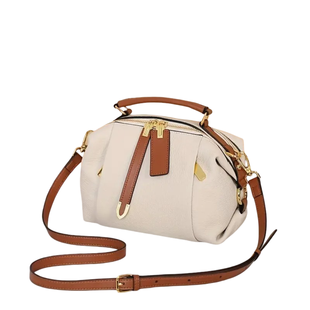 Lucy | Roomy Interior Leather Barrel Bag