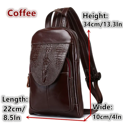 Cyrus | Crocodile Pattern Urban Backpack