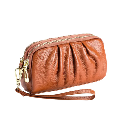 Scarlett | Compact Zip Wristlet Pouch