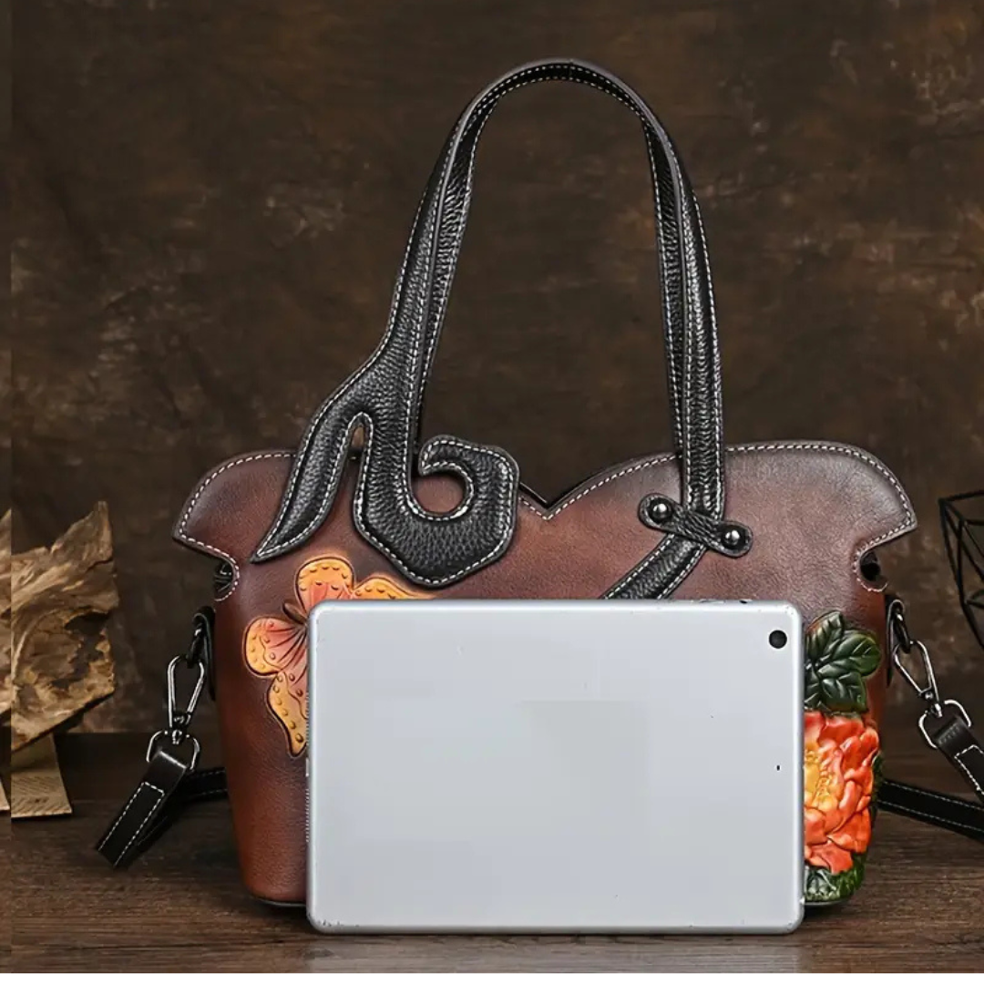 Flora | Unique Floral Accent Handbag