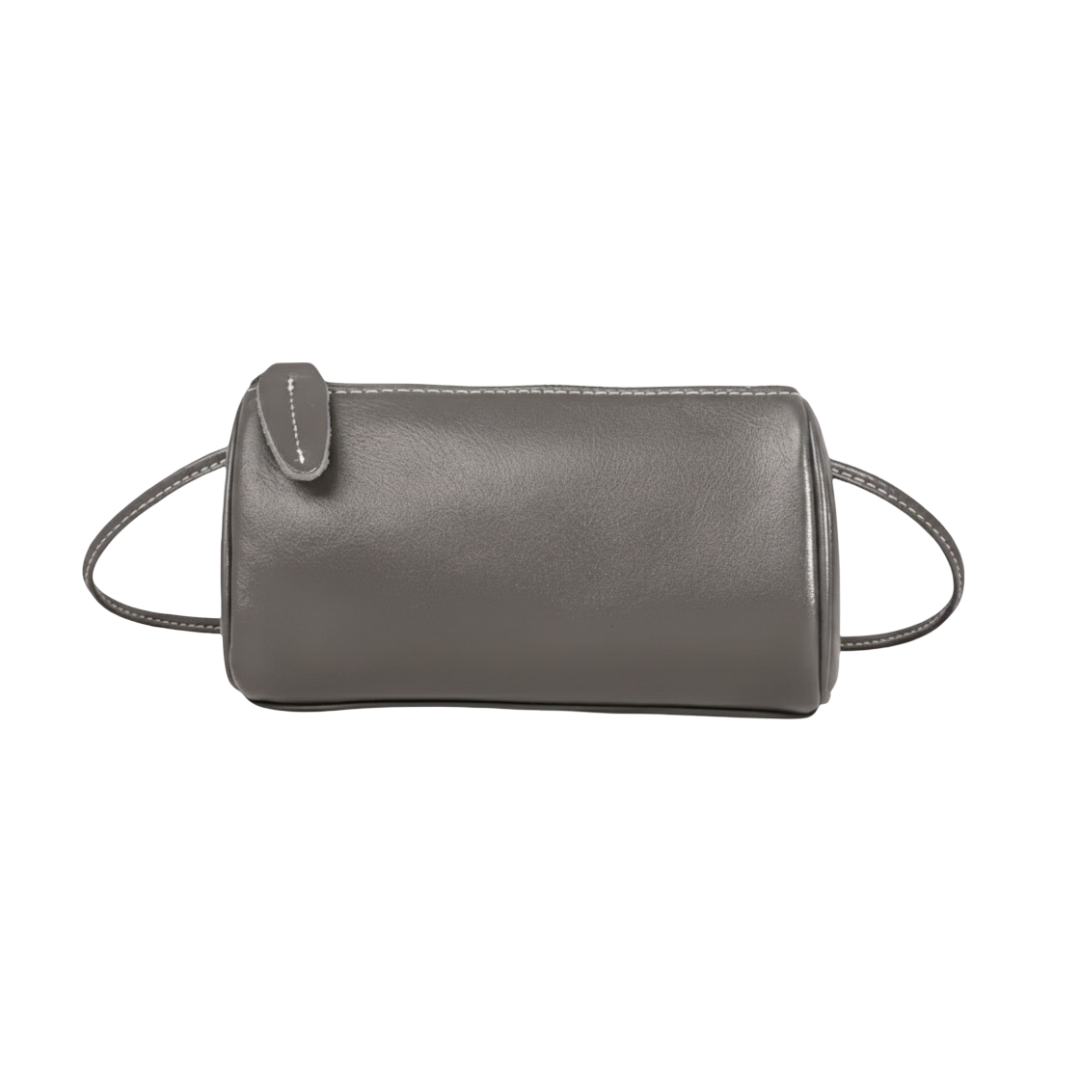 Hazel | Leather Cylinder Crossbody Bag