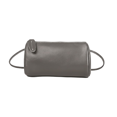 Hazel | Leather Cylinder Crossbody Bag