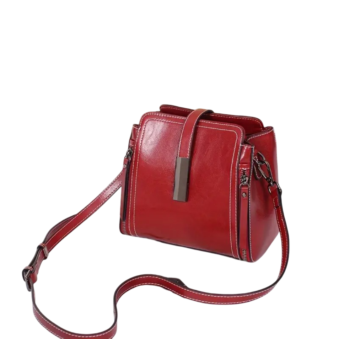 Eliza | Leather Bucket Multi-Carry Shoulder Bag