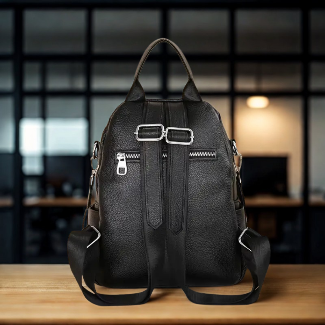 Serena | Ruched Flap Backpack
