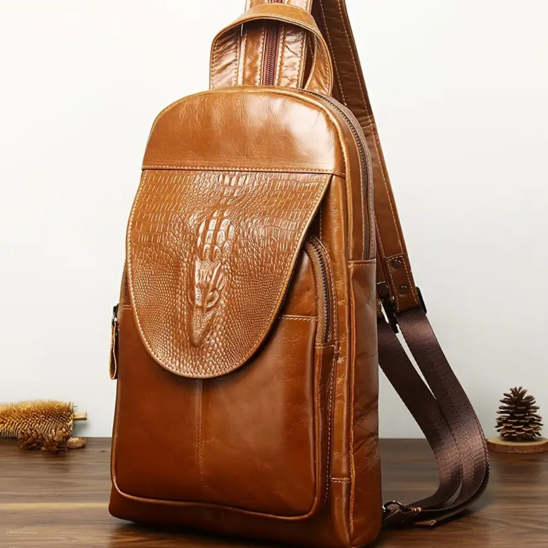 Cyrus | Crocodile Pattern Urban Backpack
