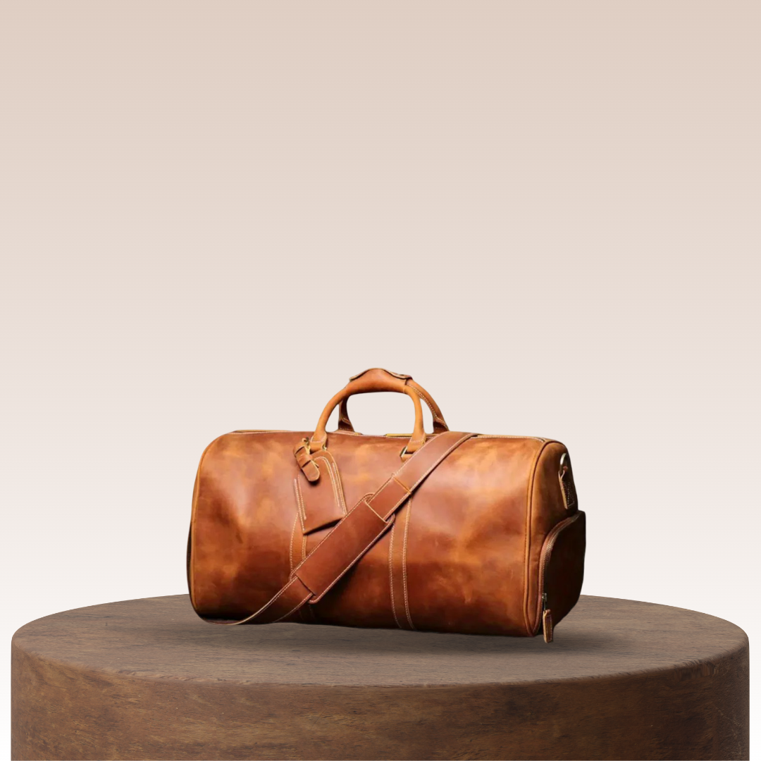 Marissa | Classic Crafted Travel Leather Duffel Bag