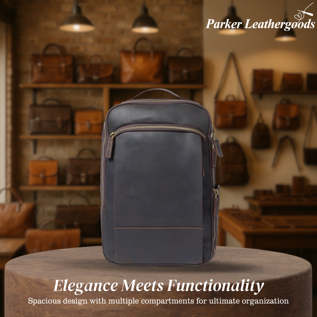 Sandra | Modern Zip-Front Backpack