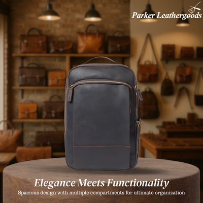 Sandra | Modern Zip-Front Backpack