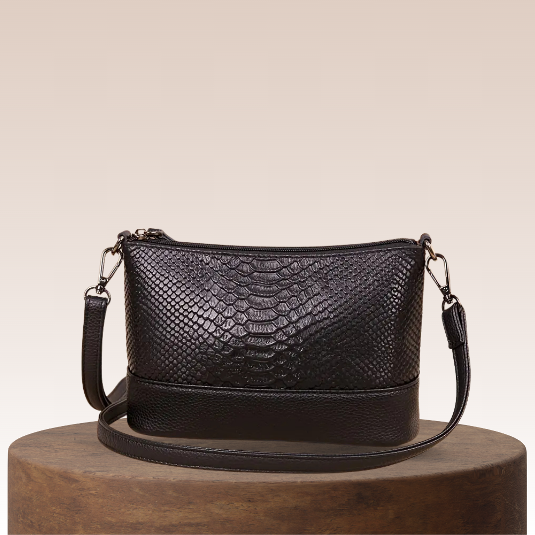 Vanessa | Reptile Texture Shoulder Bag