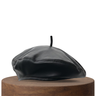 Pierre | Black Classic Parisian Hat