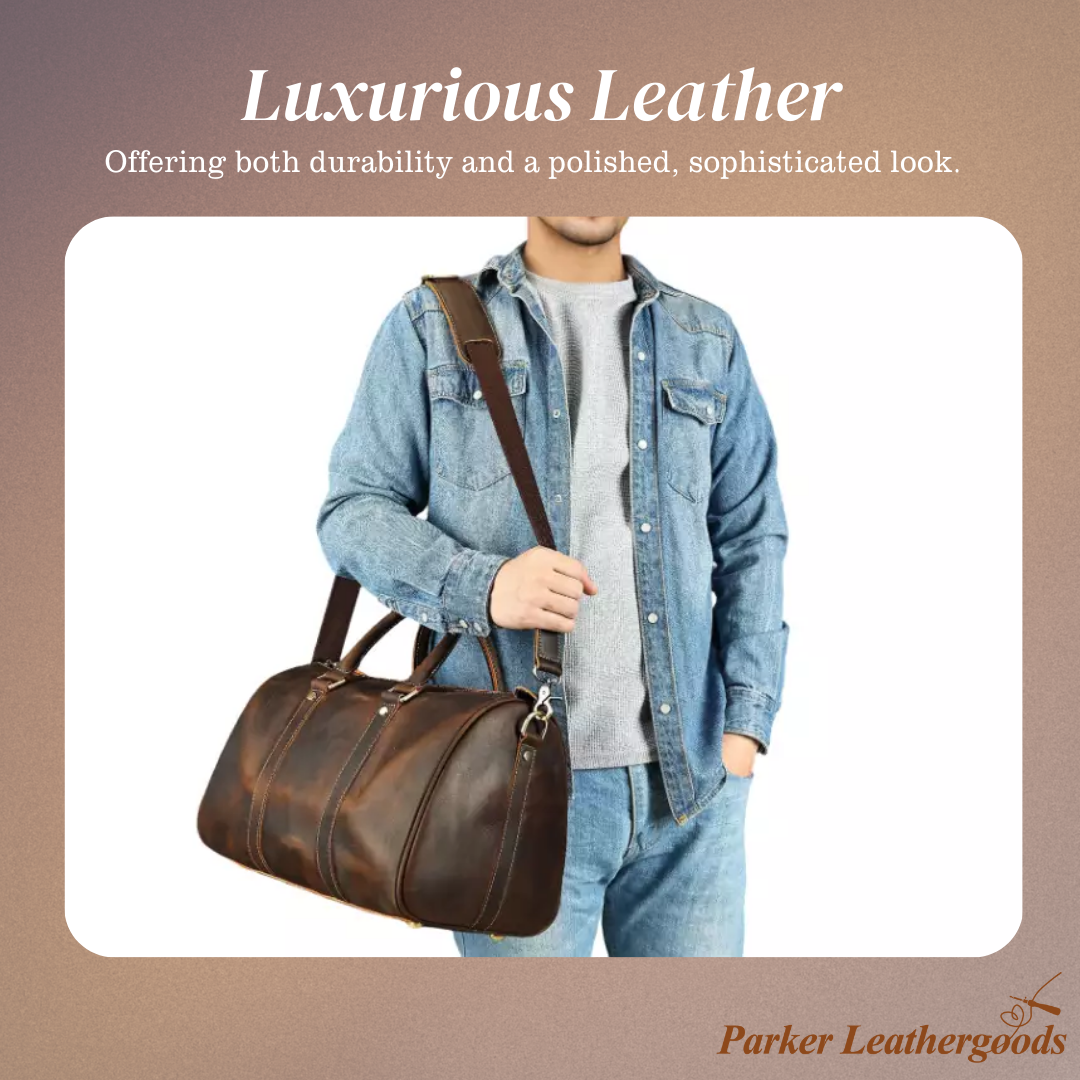Margie | Spacious Polished Travel Duffel Bag
