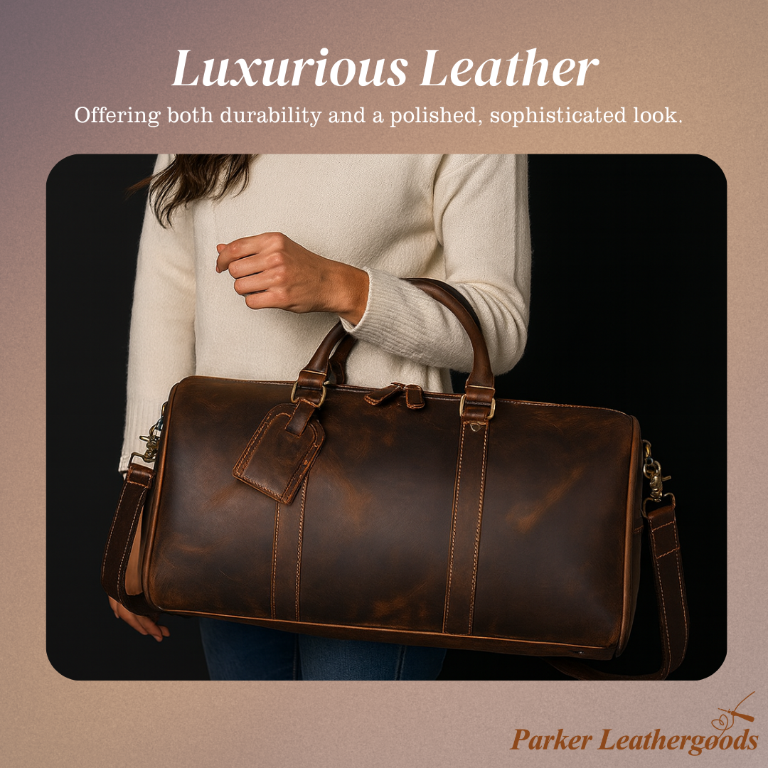 Margie | Spacious Polished Travel Duffel Bag