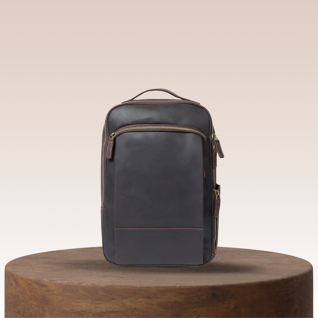 Sandra | Modern Zip-Front Backpack