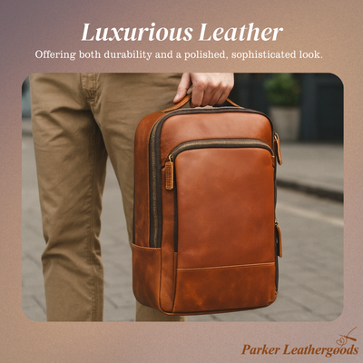 Sandra | Modern Zip-Front Backpack