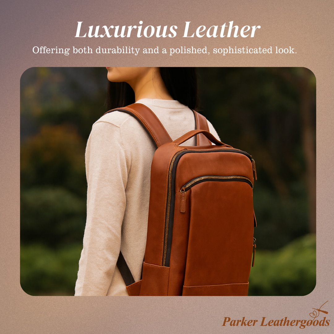 Sandra | Modern Zip-Front Backpack