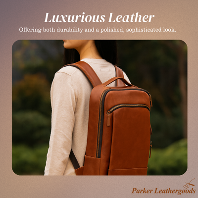 Sandra | Modern Zip-Front Backpack