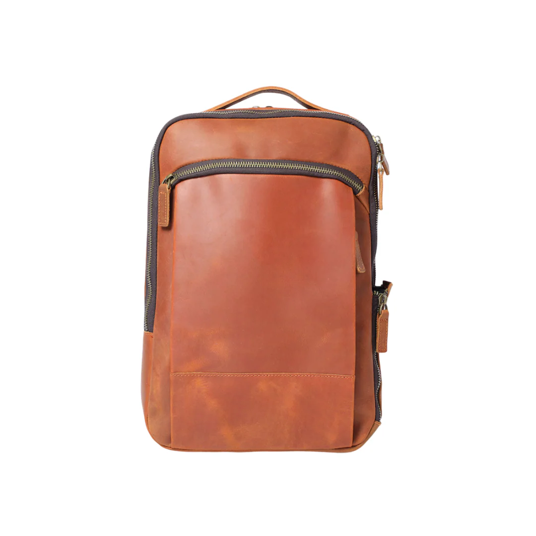 Sandra | Modern Zip-Front Backpack