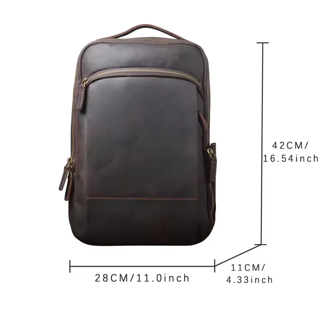 Sandra | Modern Zip-Front Backpack